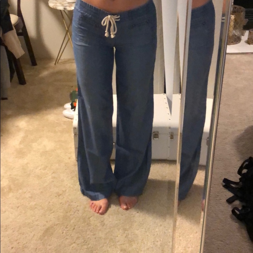 Jolt Flowy Denim Pants